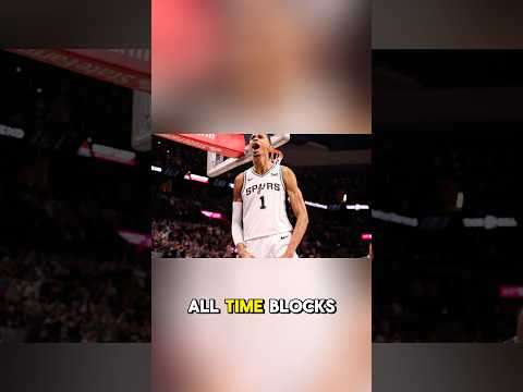 Victor Wembanyama might break the all-time blocks record 🚨 #NBA #Basketball Featured Image