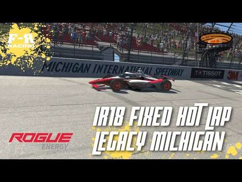 iRacing Dallara IR18 Legacy Michigan Hot Lap (32.828) | Esports Broadcast Picture