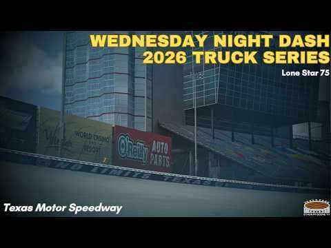 Texas Motor Speedway LIVE | 2026 Wednesday Night Dash iRacing Truck Series