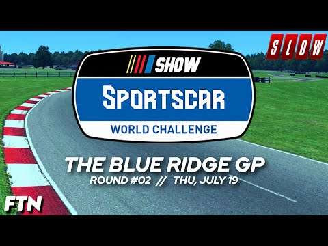 SHOW Sportscar World Challenge: The Blue Ridge Grand Prix | Esports Broadcast Picture