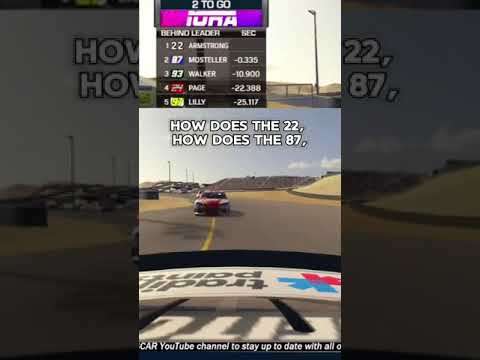HOW LEADERS DEAL WITH LAPPED RACE CARS #nascar #iracing #broadcast | Esports Broadcast Picture