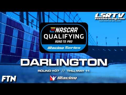  eNASCAR Road to Pro Qualifying iRacing Series | Round 7 at Darlington... | Esports Broadcast Picture