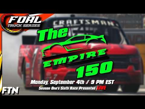 FORL Truck Series: The Empire Designs 150 (6/16) | Esports Broadcast Picture