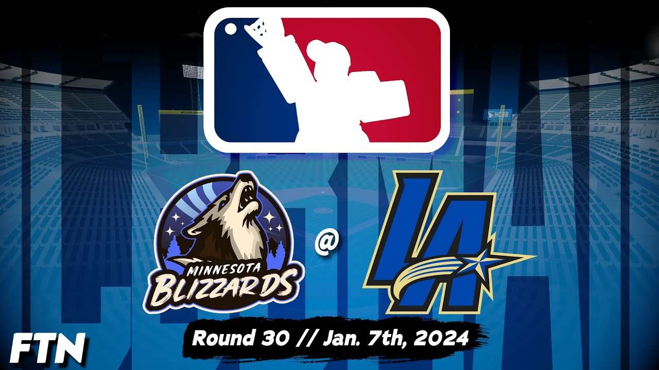 HCBB League | Game 30 | Minnesota Blizzards @ Los Angeles Stars | Esports Broadcast Picture