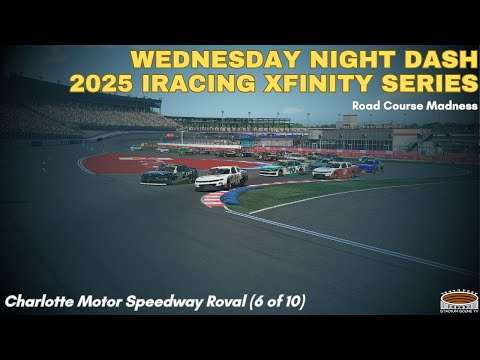 2025 Wednesday Night Dash iRacing Xfinity Series - Charlotte Roval (6 of 10)