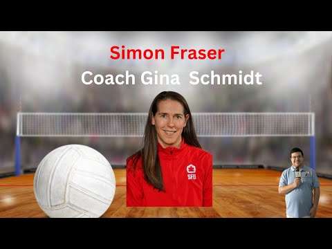 Simon Fraser Red Leafs head volleyball coach Coach Gina Schmidt