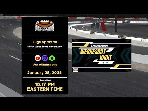 2026 Wednesday Night Dash iRacing Cup Series - North Wilkesboro Speedway (4 of 10) Video Card