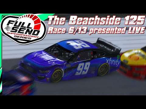 Full Send SuperSpeedway Series: The Beachside 125 (6/13) | Esports Broadcast Picture