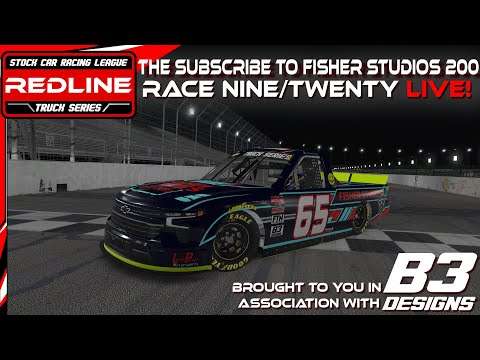 SCRL Redline Trucks: The Subscribe to Fisher Studios 200 (9/20) | Esports Broadcast Picture