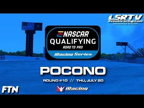  eNASCAR Road to Pro Qualifying iRacing Series | Round 10 at Pocono |... | Esports Broadcast Picture