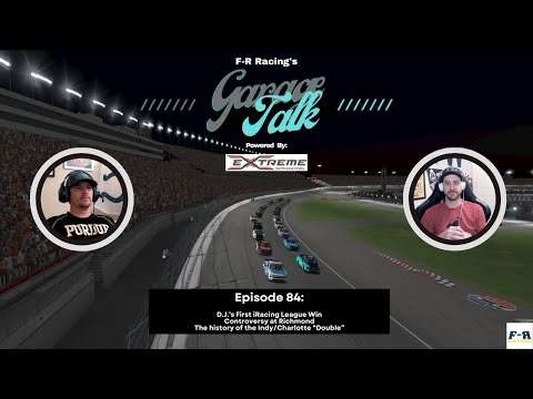 F-R Racing's Garage Talk - D.J. wins at Auto Club, Richmond Controversy, The Indy/Charlotte Double