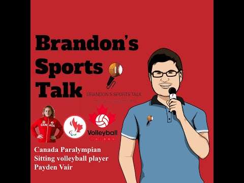 Canada Paralympian sitting volleyball player Payden Vair | Esports Broadcast Picture