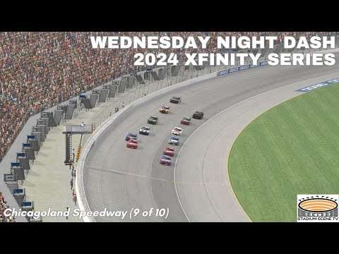  Wednesday Night Dash iRacing Xfinity Series ? Chicagoland Speedway (9... | Esports Broadcast Picture