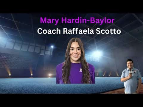  UMHB Mary Hardin Baylor head acrobatic & tumbling coach Coach Raffaela... | Esports Broadcast Picture