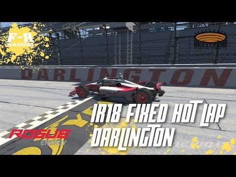 iRacing Dallara IR18 Darlington Hot Lap (22.579) | Esports Broadcast Picture