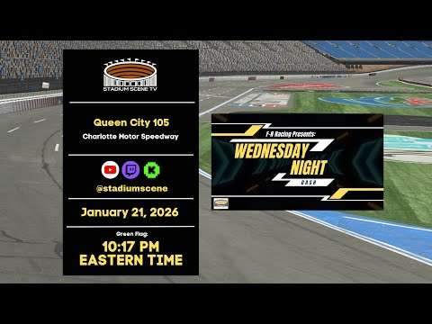 2026 Wednesday Night Dash iRacing Cup Series - Charlotte Motor Speedway (3 of 10) Video Card