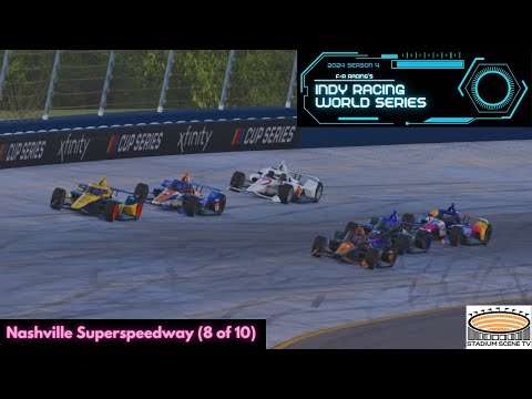iRacing Indy Racing World Series ? Nashville Superspeedway (8 of 10) | Esports Broadcast Picture
