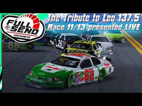 Full Send SuperSpeedway Series: The Tribute to Leo 137.5 (11/13) | Esports Broadcast Picture