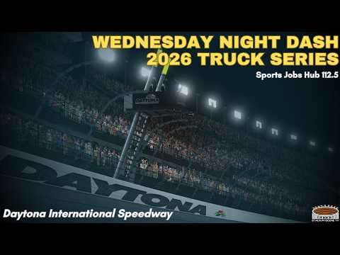 Daytona International Speedway LIVE | 2026 Wednesday Night Dash iRacing Truck Series