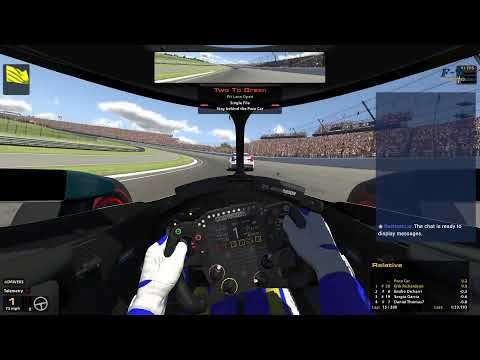 iRacing Indy 500 - Live In Car with Erik Richardson | Esports Broadcast Picture