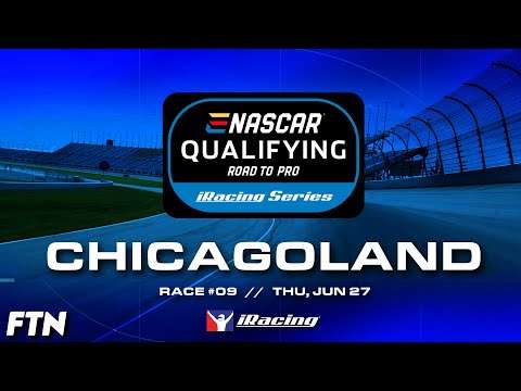 eNASCAR Road to Pro Qualifying iRacing Series | Race 9 at Chicagoland | Esports Broadcast Picture