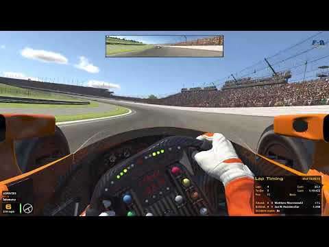iRacing - F-R Racing Dallara Dash at Indy | Esports Broadcast Picture