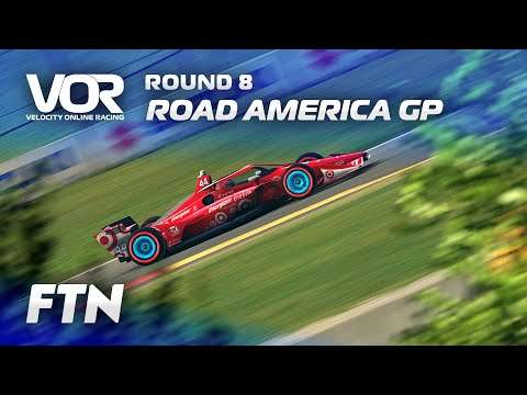 Velocity Online Racing IR-18 Series || Race 8 - The Road America GP | Esports Broadcast Picture
