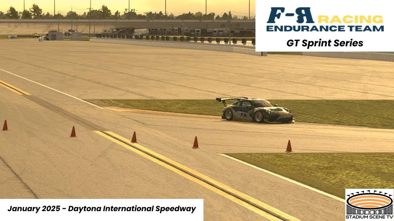 F-R Racing's GT Sprint Series - Daytona International Speedway | Esports Broadcast Picture