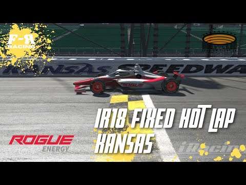 iRacing Dallara IR18 Kansas Hot Lap (25.211) | Esports Broadcast Picture