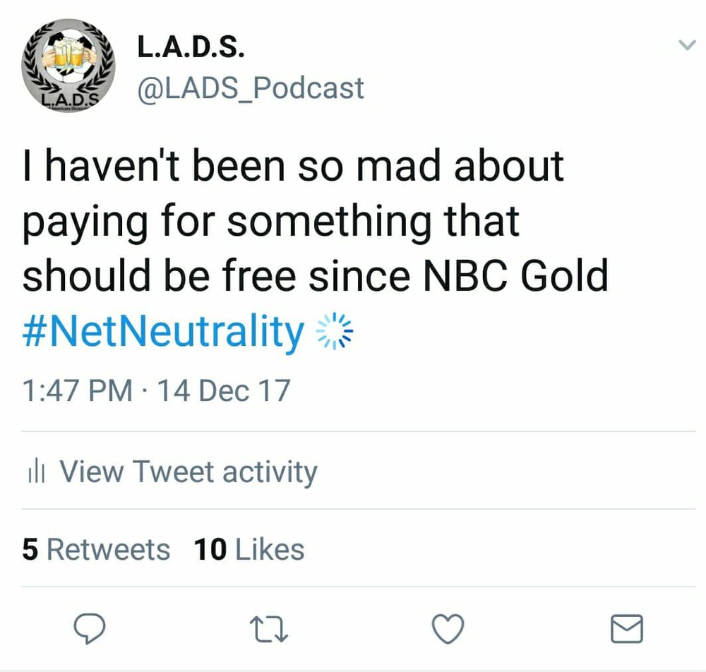  L.A.D.S. - MicroBlog: NBC Gold is a Teaser for Net Neutrality and it's... Picture